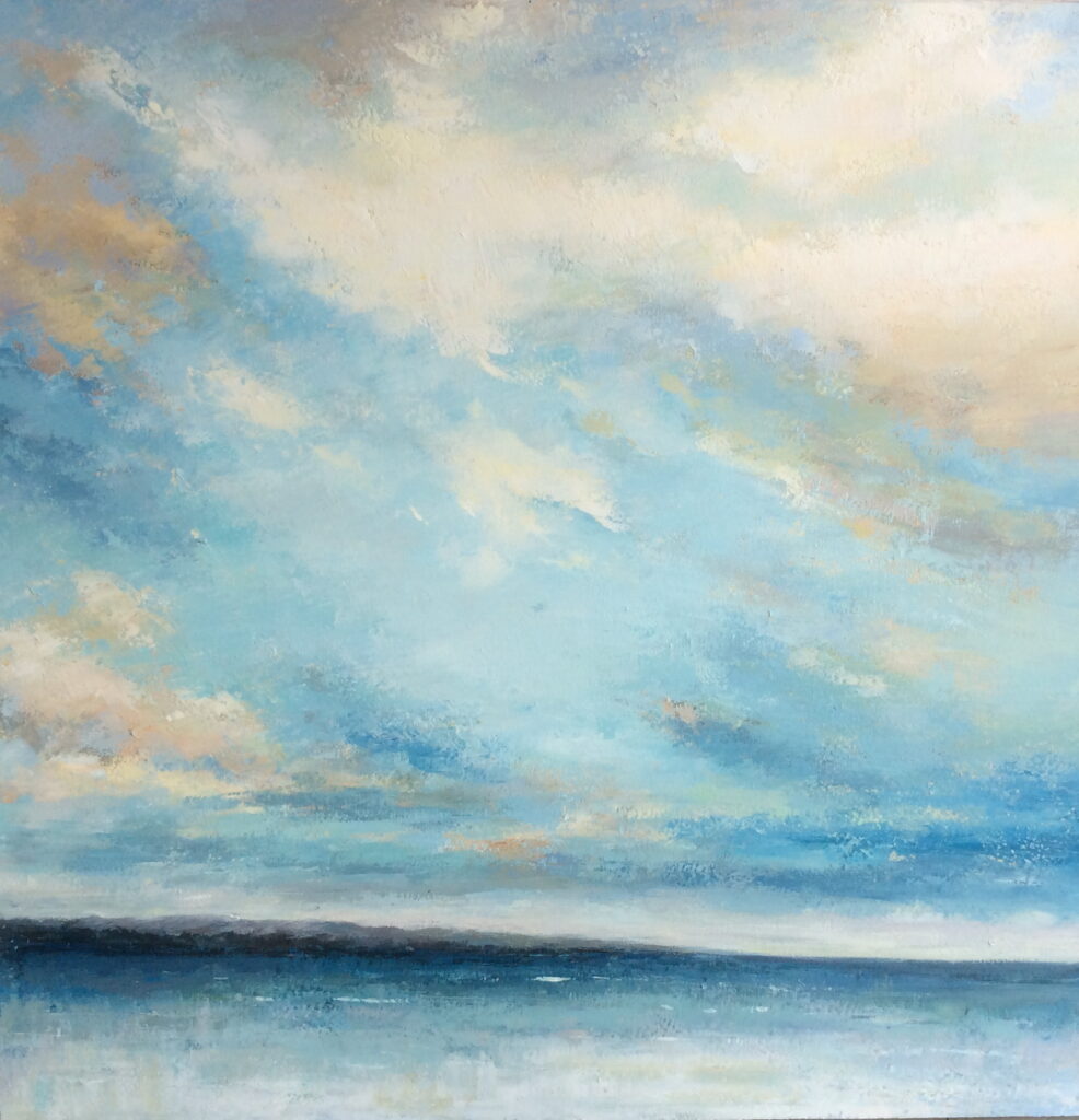 48x48; abstract sky over the ocean